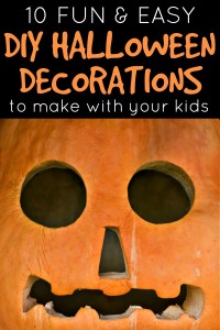 10 easy DIY Halloween decorations to make with your kids