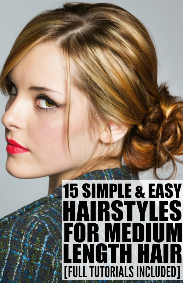 Easy Everyday Hairstyles For Medium Length Hair Easy Everyday Hairstyles For Medium Length Hair