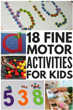 Activities that develop fine motor skills: 18 ways to have fun at home!