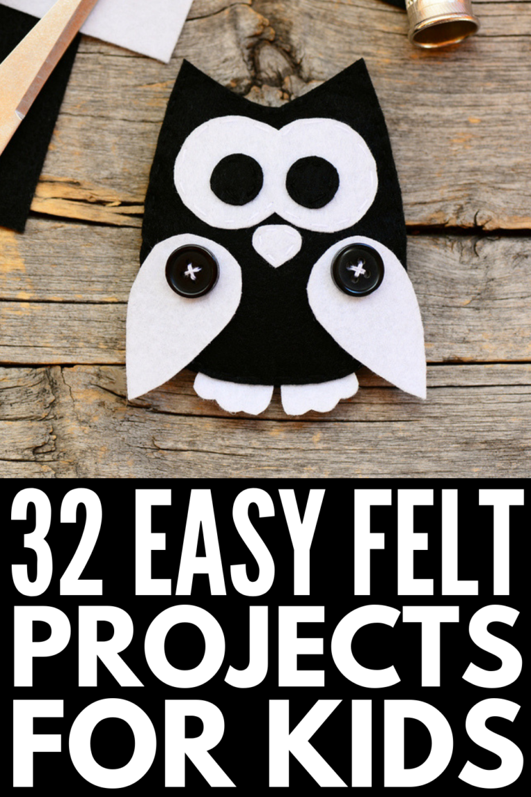 Crafting at Home: 32 Super Fun Felt Projects for Kids