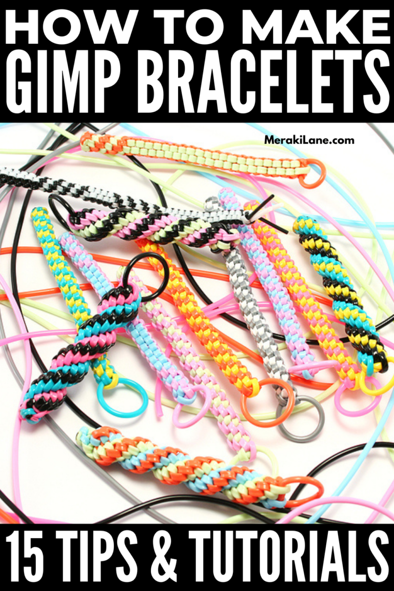 Gimp String Tutorial 15 Step-By-Step Gimp Bracelet Tutorials for Beginners