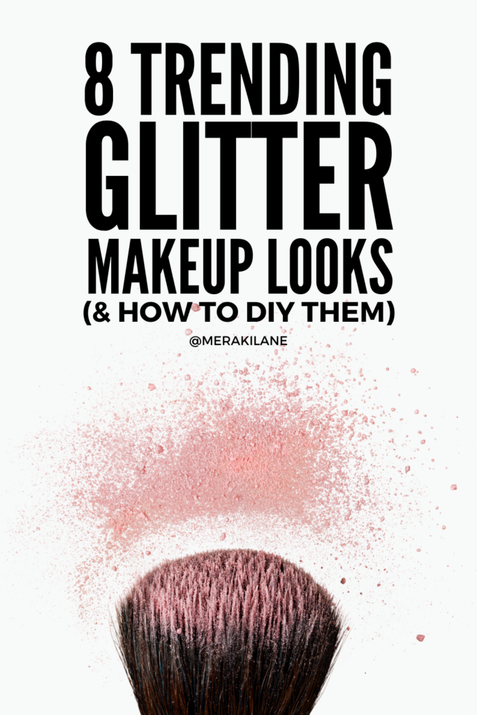8 Trending Glitter Makeup Looks and How to DIY Them | If you're a Swiftie, glitter makeup is nothing new to you but you don't have to be a Taylor Swift fan to appreciate this trend. Perfect for concerts and festivals (and any big event), glitter makeup can be as subtle or sparkly as you want it to be. In this post, we're sharing everything you need to know -- how to apply glitter makeup, application tips and hacks, the best products, plus our fav looks with step-by-step tips to DIY them!