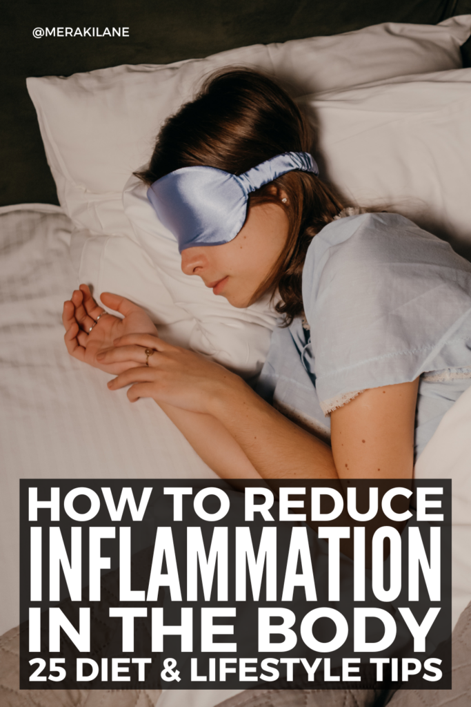 How to Reduce Inflammation in the Body | 25 Tips  | Inflammation can be caused by environmental toxins, food, injury, and chronic stress. It’s one of the ways the body protects itself from harm, but chronic inflammation can lead to health problems. There are natural ways to reduce inflammation from eating an anti-inflammatory diet to taking supplements to limiting alcohol and sugary drinks. Knowing the best foods to eat and natural remedies to try can be life-altering. Click for helpful tips!